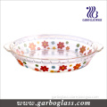 Heat-Resistant Glass Baking Dish with Decal (GB13G21255 TH 002)